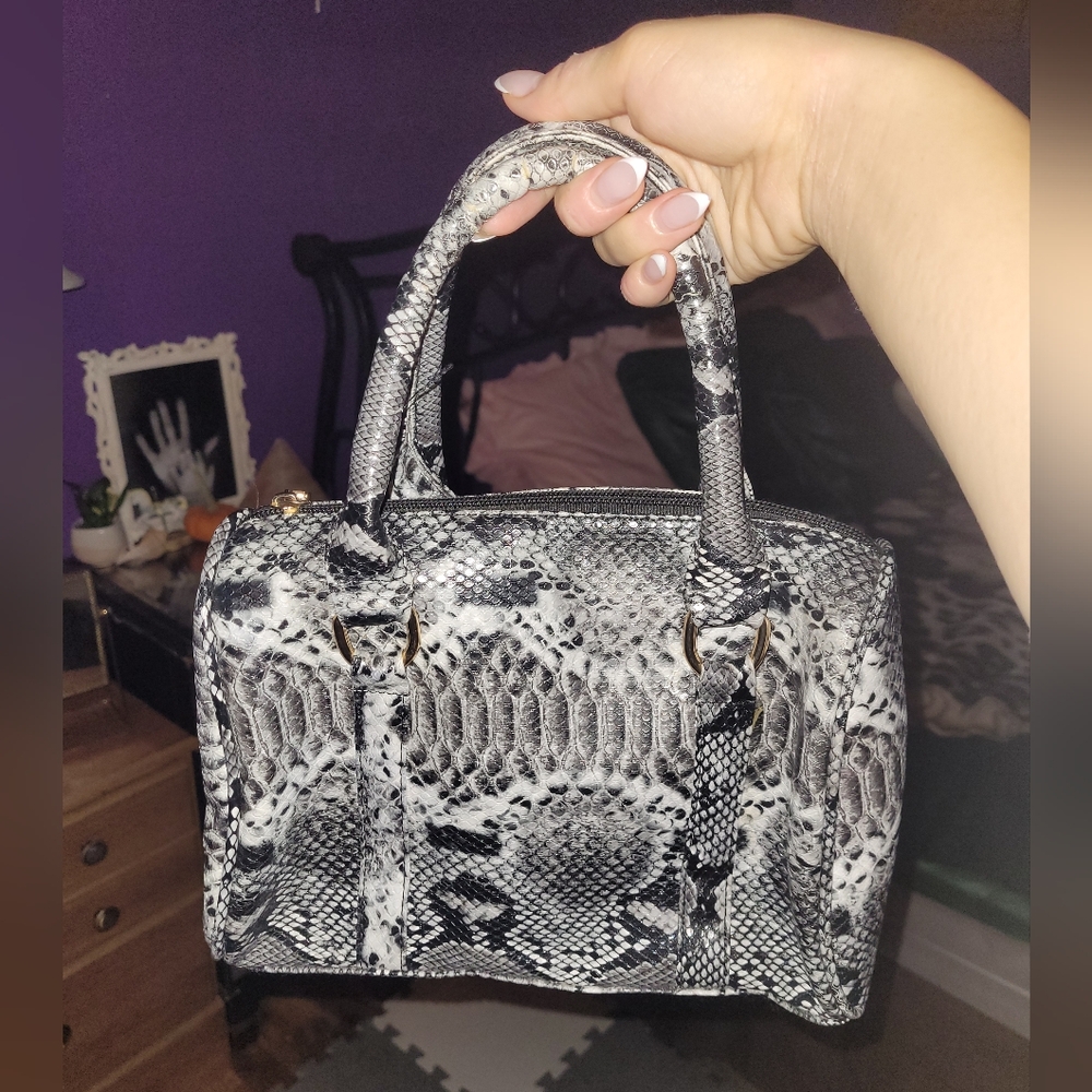 Snakeskin purse